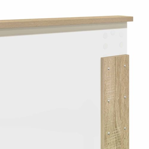 Рамка за легло с таблото Димян дъб 150 x 200 cm Инженерно дърво