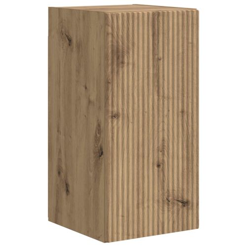 Комплект ТВ шкаф 6 pcs Дъб Инженерно дърво