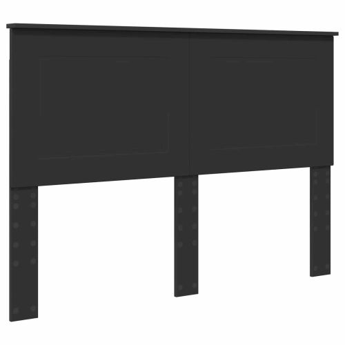 Рамка за легло Черно 160 x 200 cm Солидно борово дърво