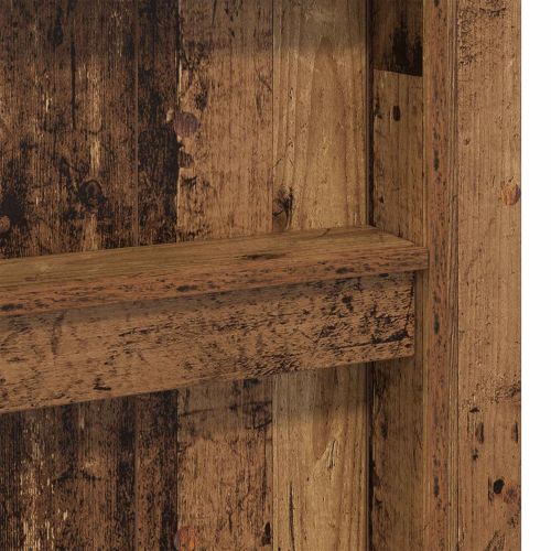 Рамка за двуетажно легло с бюро Старо дърво 90 x 200 cm