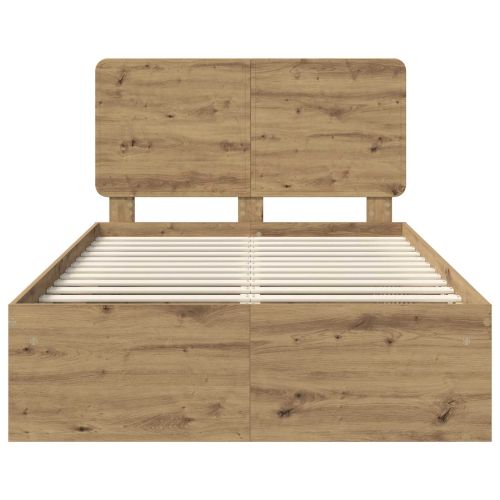 Рамка за легло Дъб Артизан 120 x 190 cm Солидно борово дърво