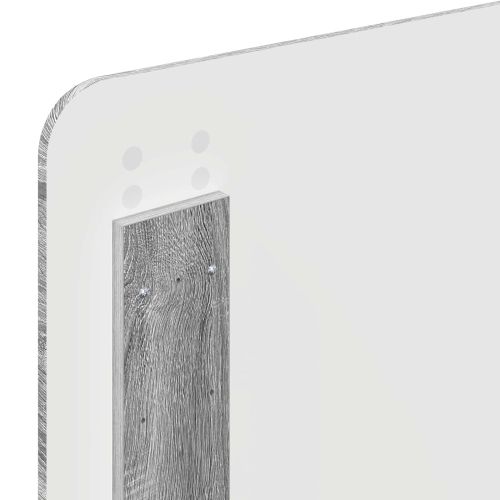 Рамка за легло Сив Сонома 100 x 200 cm Инженерно дърво