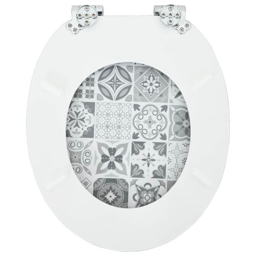 Мека затваряща се тоалетна седалка 2 pcs 44 x 38 см ПДЧ