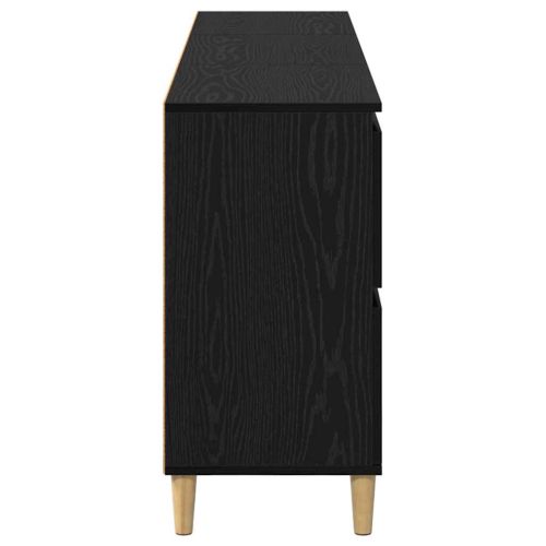 Скейдбордове 3 pcs Черния дъб 60 x 35 x 70 cm Инженерно дърво