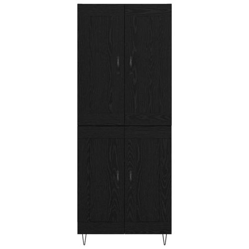 Висок шкаф Черния дъб 69,5 x 34 x 180 см Инженерно дърво