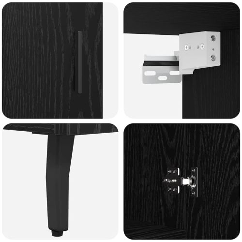 Висок шкаф Черния дъб 69,5 x 34 x 180 см