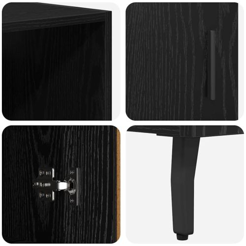 Висок шкаф Черния дъб 69,5 x 34 x 180 см