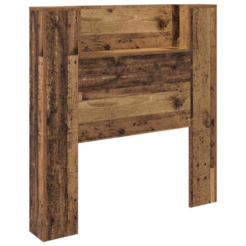 Облегалка за глава с рафт Старо дърво 100 x 15 x 103,5 см