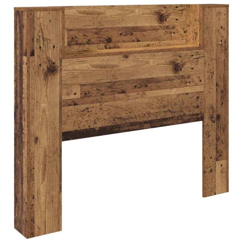 Облегалка за глава с рафт Старо дърво 120 x 15 x 103,5 см