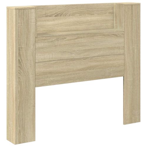 Облегалка за глава с рафт Сонома дъб 120 x 16,5 x 103,5 cm