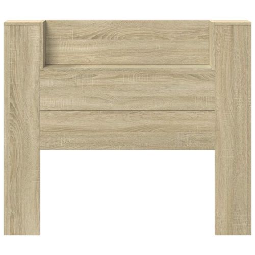 Облегалка за глава с рафт Сонома дъб 120 x 16,5 x 103,5 cm