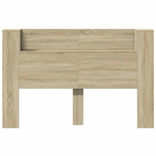 Облегалка за глава с рафт Сонома дъб 160 x 16,5 x 103,5 cm