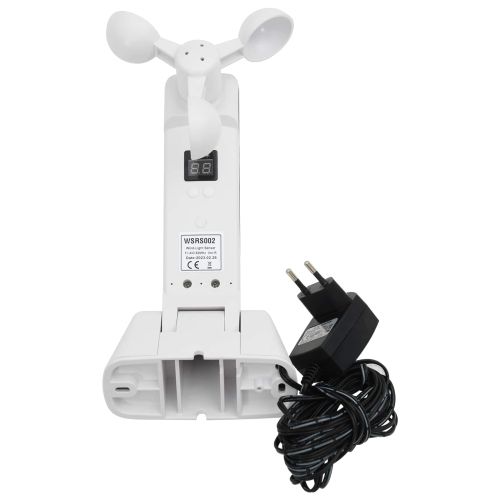 Електрически разтегателен навес Светлосив и бял 3,5 x 2 m