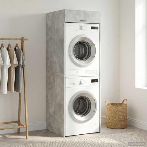 Шкаф за пералня Бетон 67,5 x 68 x 200 см Инженерно дърво