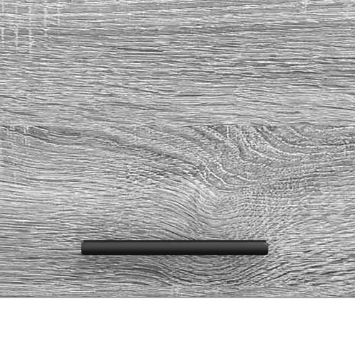 Шкаф за пералня Сив Сонома 67,5 x 68 x 200 см Инженерно дърво