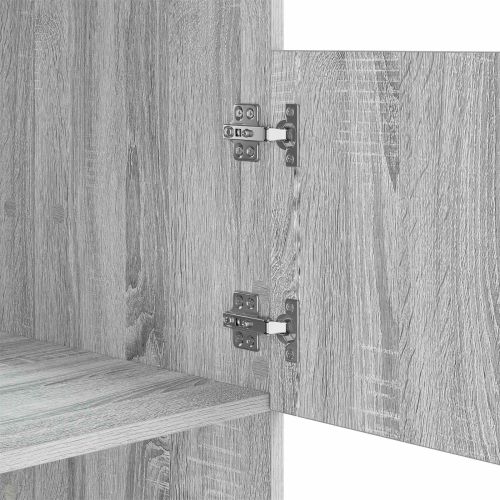 Мивка за пране Сив Сонома 50 x 68 x 162 см Инженерно дърво