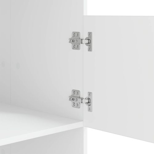 Мивка за пране с врата Бяло 50 x 68 x 102 см Инженерно дърво