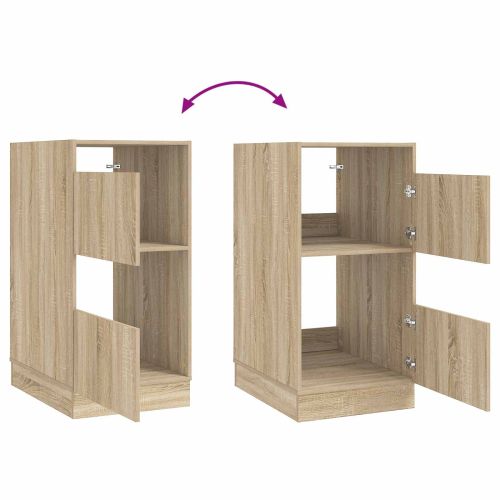 Мивка за пране с врата Сонома 50 x 68 x 102 см Инженерно дърво