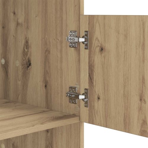 Мивка за пране с врата Дъб 50 x 68 x 102 см Инженерно дърво