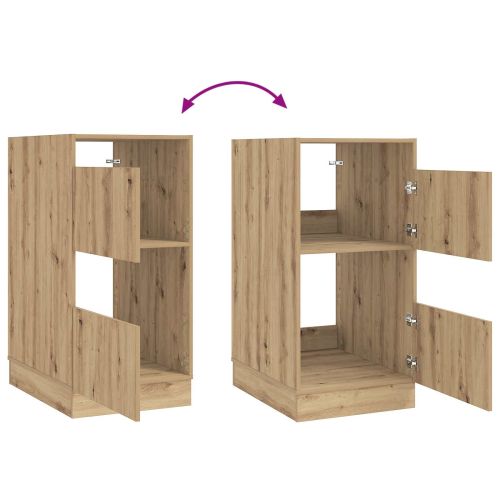 Мивка за пране с врата Дъб 50 x 68 x 102 см Инженерно дърво