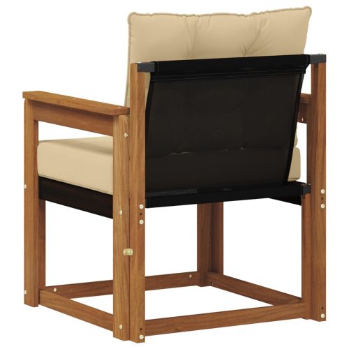 Външен диван Солидно акациево дърво Натурално