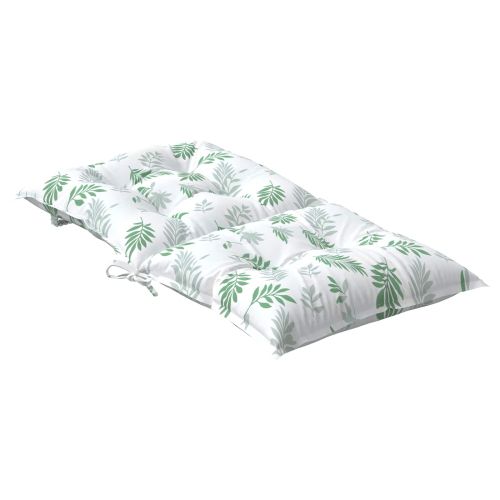 Възглавница за открито 6 pcs Бяло 100 x 50 x 7 cm Текстил
