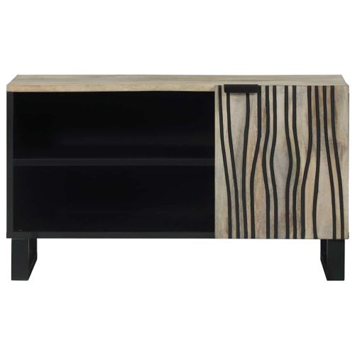 ТВ Единици Бяло 80 x 33 x 46 см Инженерно дърво