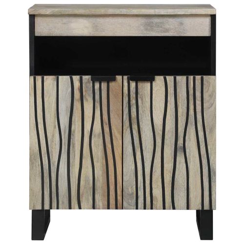 Шкафове и стелажи за съхранение на медии с чекмедже Бял и черен