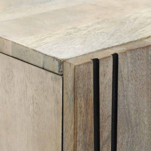 Шкафове и стелажи за съхранение на медии Бял и черен