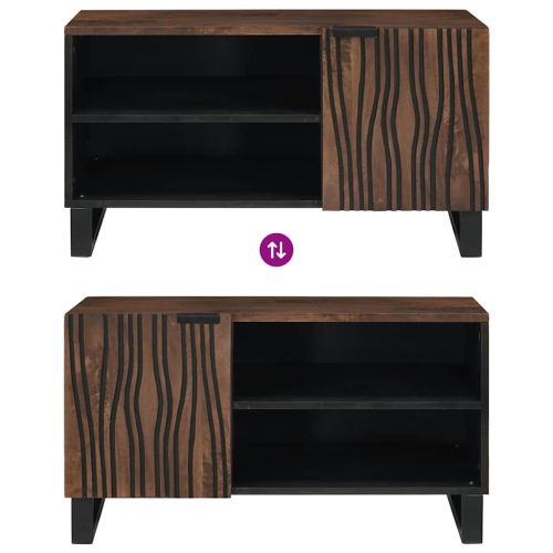 ТВ Единици Орех 80 x 33 x 46 см Инженерно дърво