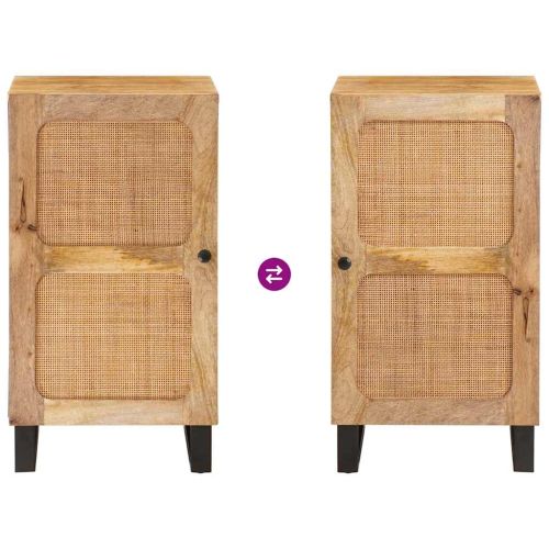 Служебен шкаф Кафяво 40 x 33 x 75 см Солидно мангово дърво