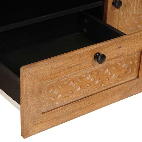 ТВ Единици Светло кафяво 105 x 33 x 46 см Инженерно дърво