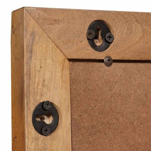 Огледало за баня с огледало Светло кафяво 70 x 50 x 2,5 см