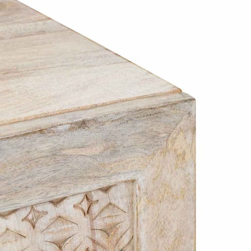 ТВ Единици с рафт с врата Бяло 80 x 33 x 46 см Инженерно дърво