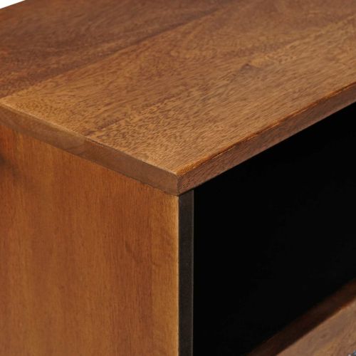 Нощен шкаф Кафяво 50 x 33 x 62 см Солидно мангово дърво