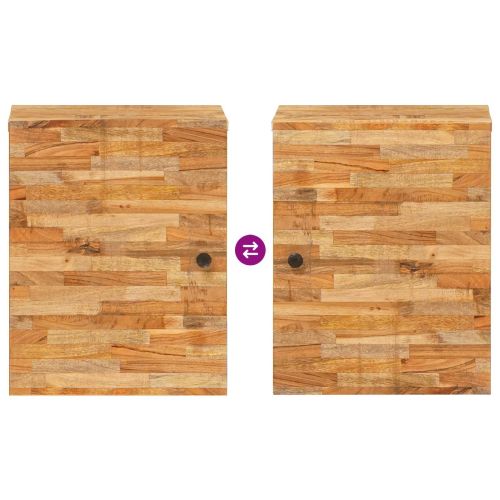 Окачен шкаф за баня със съхранение Естествен 38 x 33 x 48 см