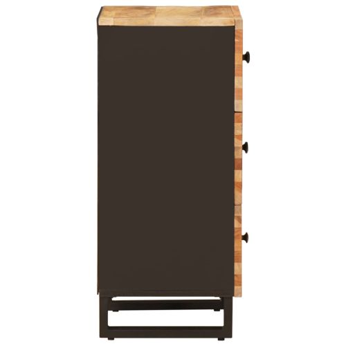 Страничен шкаф Кафяво 40 x 33 x 75 см Солидно мангово дърво