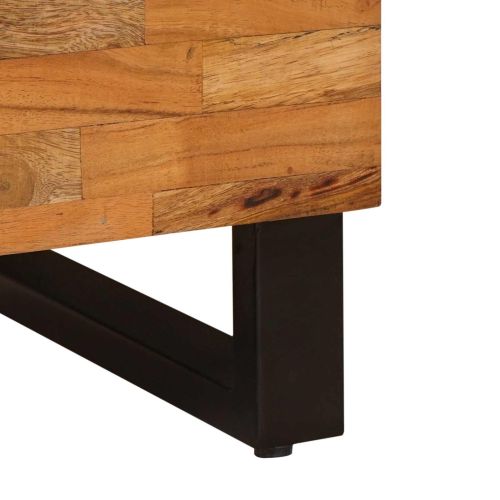 Страничен шкаф Кафяво 40 x 33 x 75 см Солидно мангово дърво