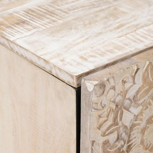 Окачен шкаф за баня със съхранение Бяло 38 x 33,5 x 48 см