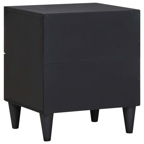 Нощно шкафче Кафяво 40 x 33,5 x 46 см Солидно мангово дърво