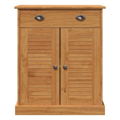 Шкаф за баня с рафт VIGO Кафяв и меден кафяв 68 x 34 x 80 см