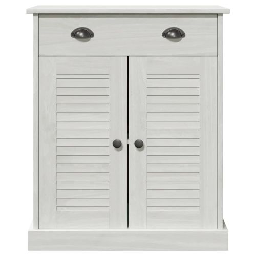 Шкаф за баня с рафт VIGO Бяло и антикварно бяло 68 x 34 x 80 см