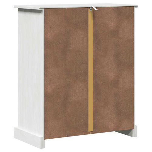 Шкаф за баня с рафт VIGO Бяло и антикварно бяло 68 x 34 x 80 см