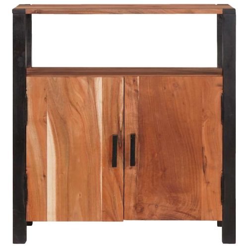 Служебен шкаф Кафяво 70 x 30 x 75 см Солидно акациево дърво