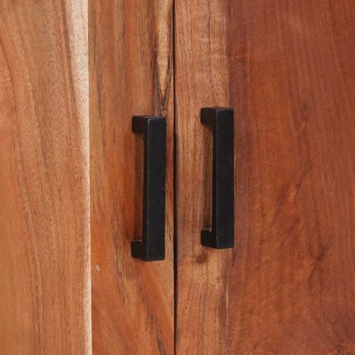 Служебен шкаф Кафяво 70 x 30 x 75 см Солидно акациево дърво