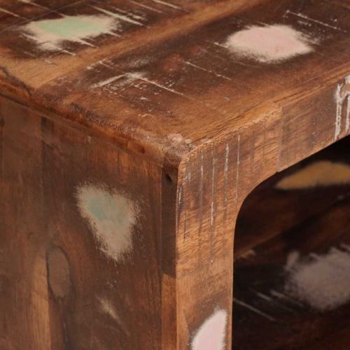 Нощно шкафче Кафяво 45 x 30 x 24 см Солидно възстановено дърво