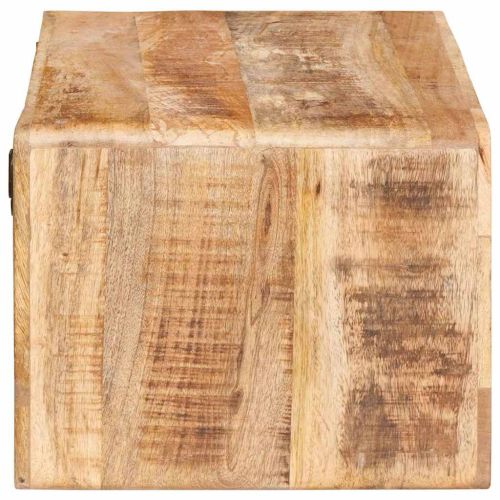 Нощно шкафче 2 pcs Кафяво 45 x 30 x 24 см Солидно мангово дърво