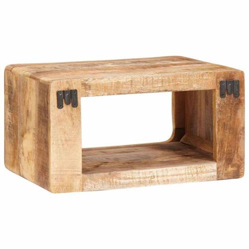 Нощно шкафче 2 pcs Кафяво 45 x 30 x 24 см Солидно мангово дърво