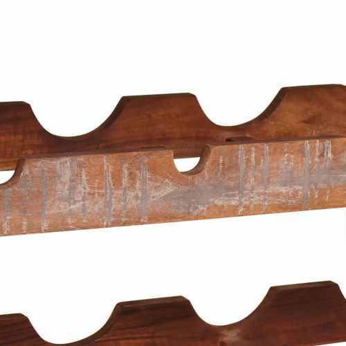 Винен рафт 100 x 45 x 33 см Солидна рециклирана дървесина