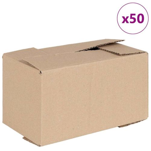 Сгъваема кутия 50 pcs Естествен 24 x 13 x 13 см Картон